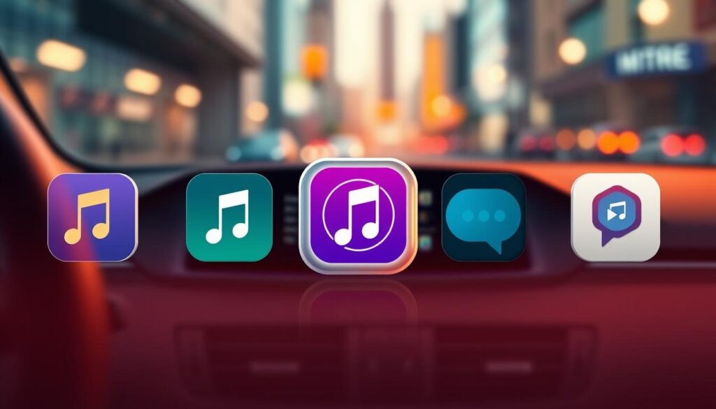 Applications CarPlay pour la musique et le divertissement