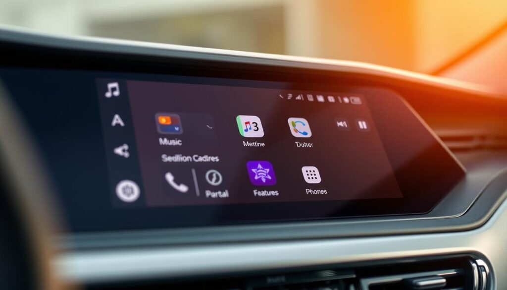 CarPlay Geely Geometry A interface multimédia