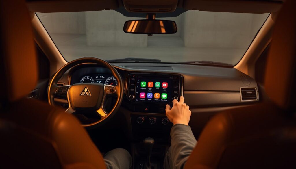 CarPlay installation Mitsubishi Delica