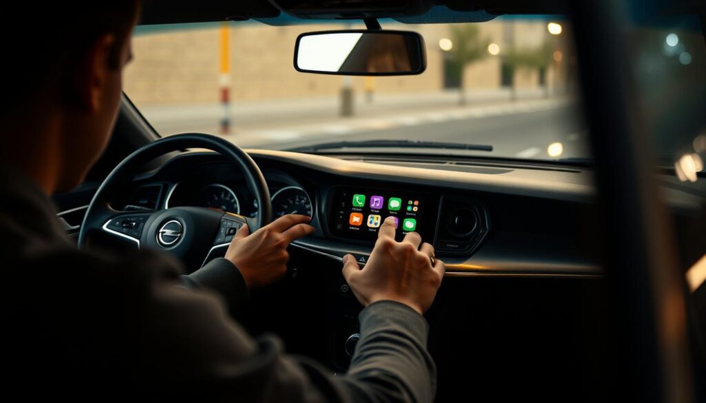 Carplay dans l'Opel Commodore