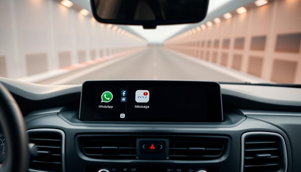 Carplay messagerie applications