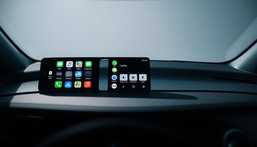 Comparaison CarPlay Android Auto