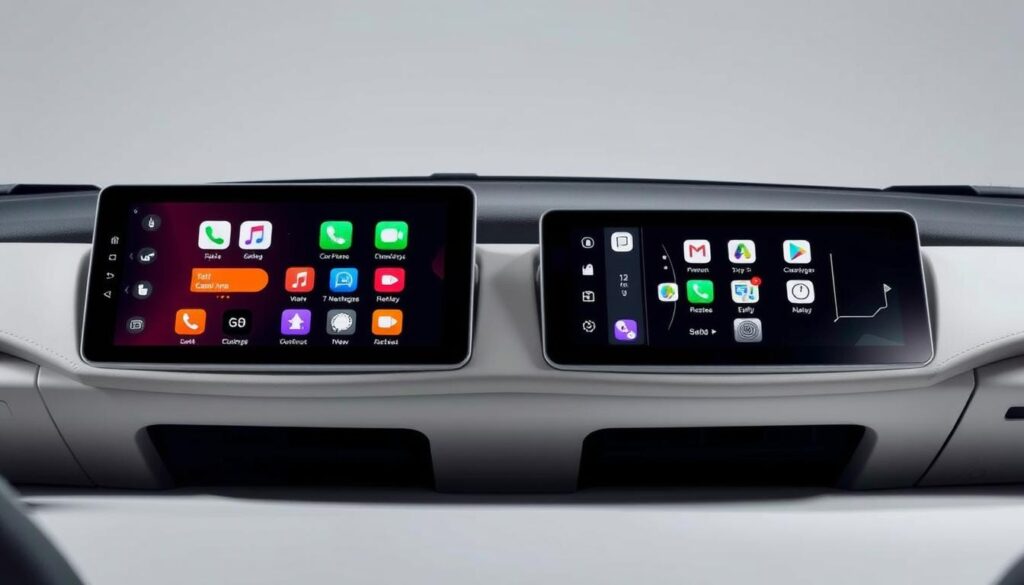 Comparaison Carplay Android Auto