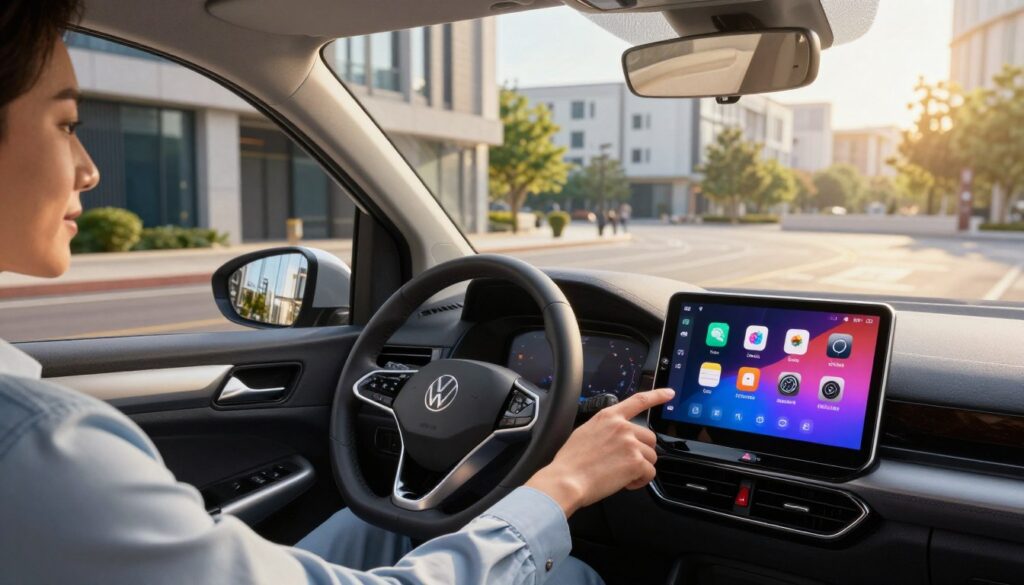 Fonctionnalités divertissement CarPlay Volkswagen Up