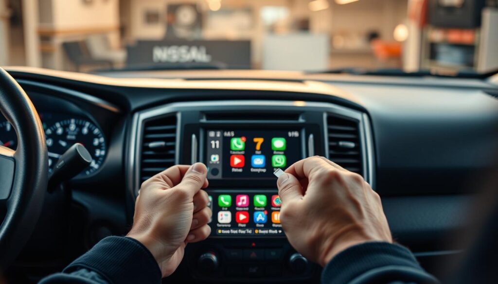 Installation CarPlay Nissan Frontier