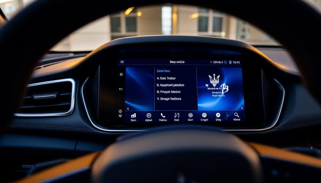 Mise à jour système d'infodivertissement Maserati