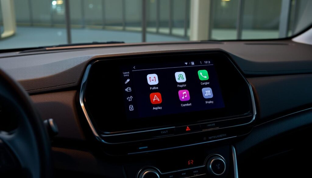 Mitsubishi Xpander CarPlay Interface