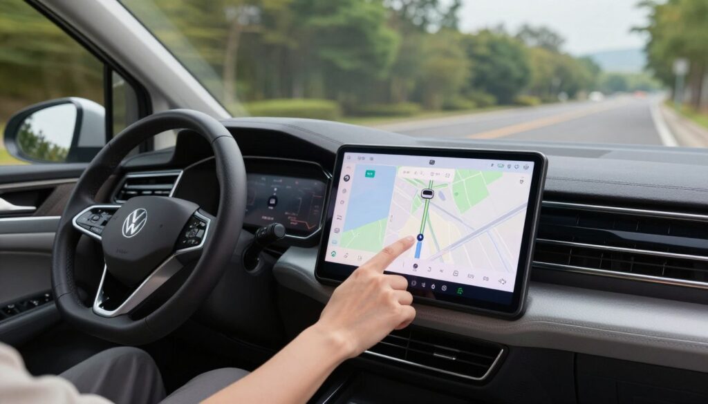 Navigation Apple Maps CarPlay Touran