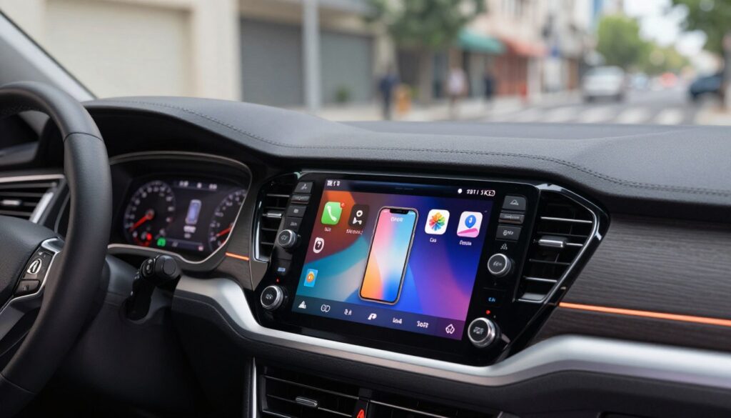 autoradio CarPlay Volkswagen Eos installation