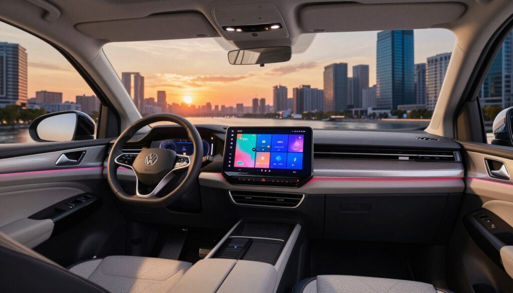 conduite connectée Volkswagen Multivan écran digital