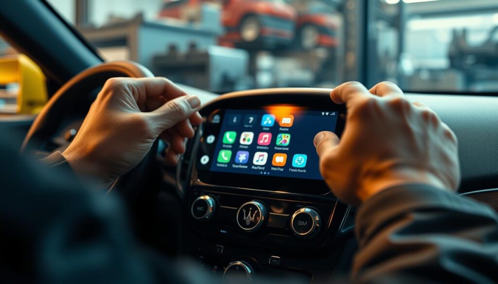 dépannage CarPlay Maserati Bora