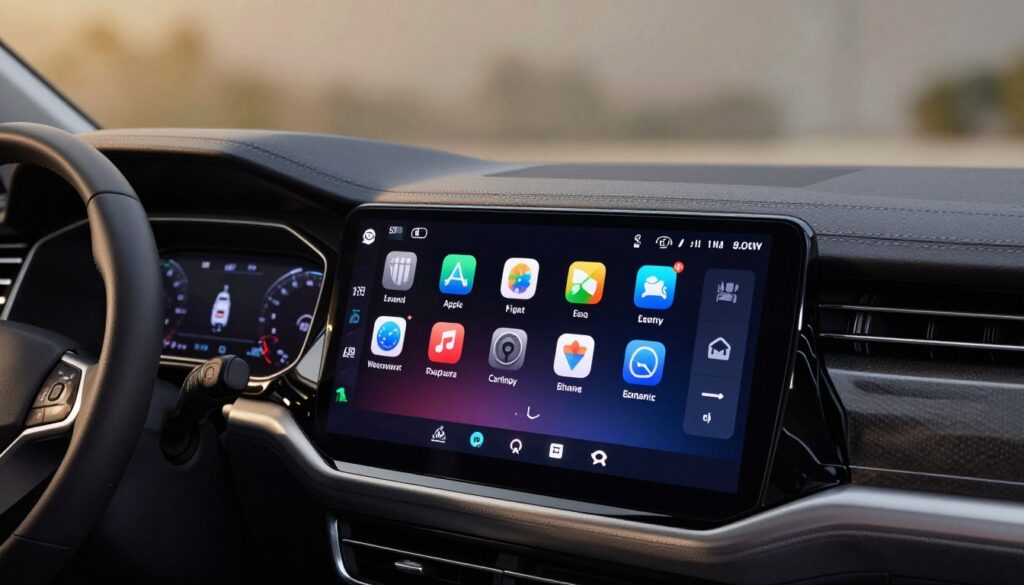 écran tactile Volkswagen CarPlay