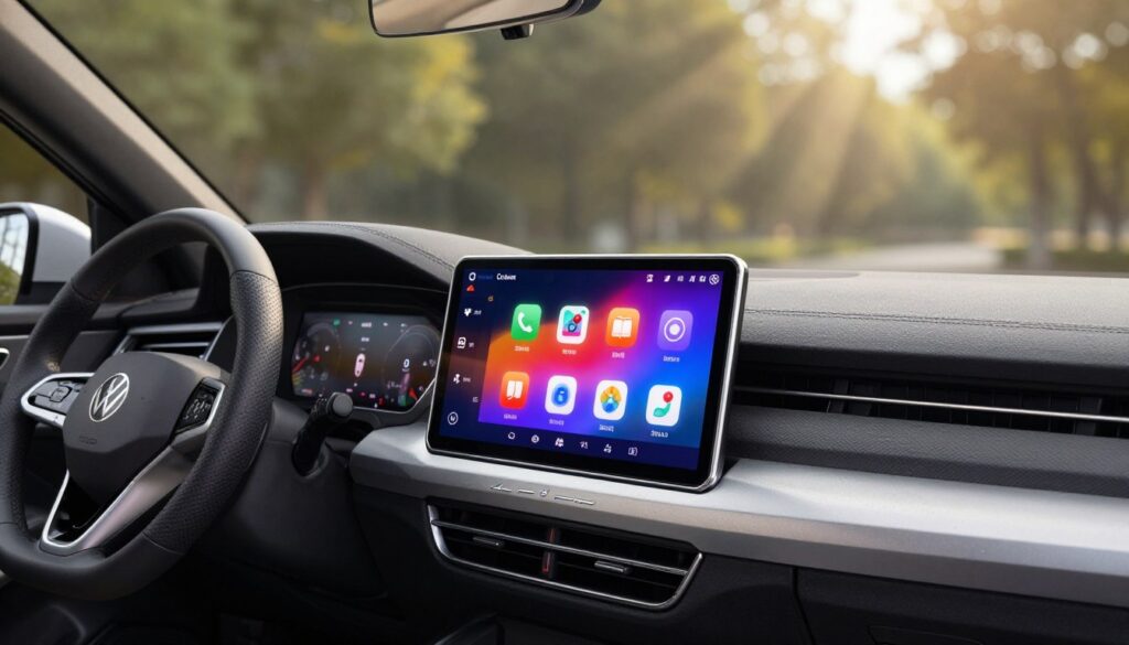 interface CarPlay Volkswagen Cabrio écran tactile