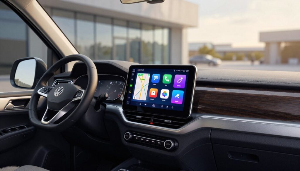 interface conduite sécurisée Carplay Volkswagen Crafter