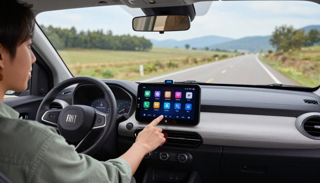 kit d'adaptation autoradio CarPlay Fiat Mobi