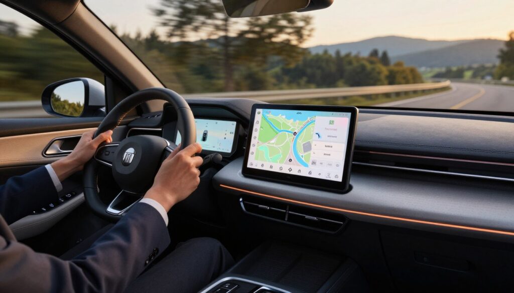 navigation intuitive CarPlay Fiat Senna